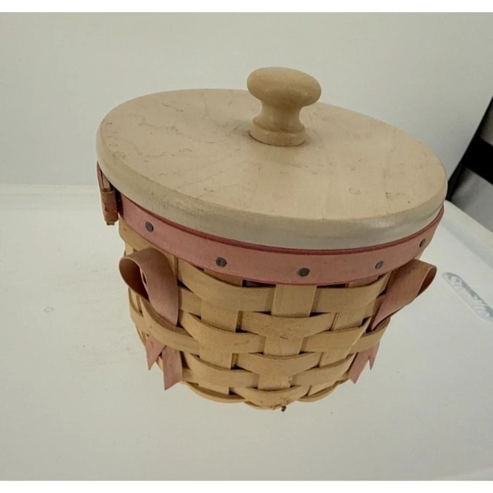 Longaberger American Cancer Society Hope Basket Pink Ribbon‎ Lid Protector Liner